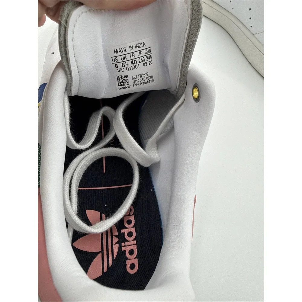 Adidas Stan Smith HER Studio London White Floral Burst Sneakers FW2522 Womens 8